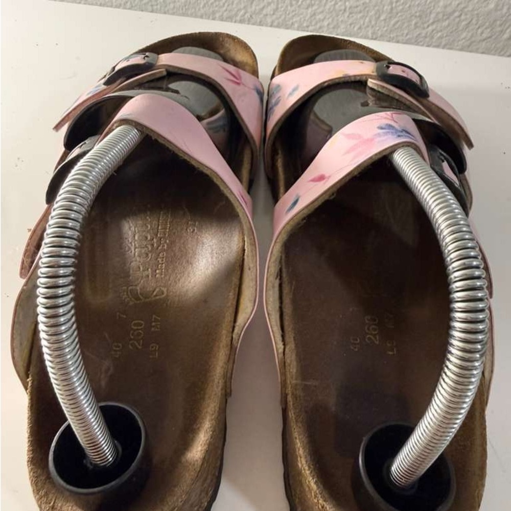 Birkenstock Papillio Pink Floral Double-Strap Sandals - Picture 13 of 13